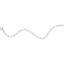 Load image into Gallery viewer, Classic Elongated Oval Link Charm Bracelet
