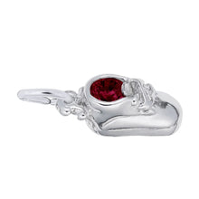 Load image into Gallery viewer, Baby Shoe Birthstone Charm