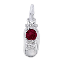 Load image into Gallery viewer, Baby Shoe Birthstone Charm