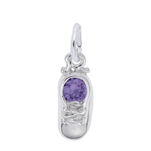 Load image into Gallery viewer, Baby Shoe Birthstone Charm