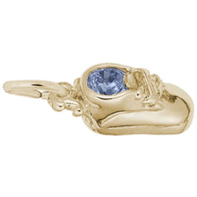 Load image into Gallery viewer, Baby Shoe Birthstone Charm