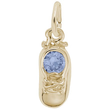 Load image into Gallery viewer, Baby Shoe Birthstone Charm