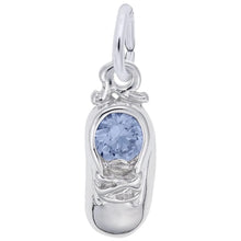 Load image into Gallery viewer, Baby Shoe Birthstone Charm