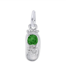 Load image into Gallery viewer, Baby Shoe Birthstone Charm