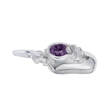 Load image into Gallery viewer, Baby Shoe Birthstone Charm