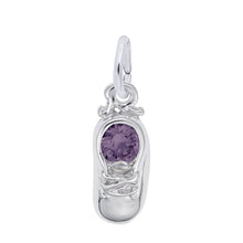 Load image into Gallery viewer, Baby Shoe Birthstone Charm