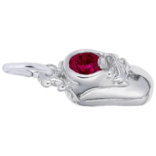 Load image into Gallery viewer, Baby Shoe Birthstone Charm