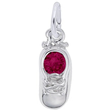 Load image into Gallery viewer, Baby Shoe Birthstone Charm