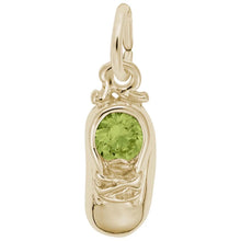 Load image into Gallery viewer, Baby Shoe Birthstone Charm