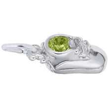 Load image into Gallery viewer, Baby Shoe Birthstone Charm