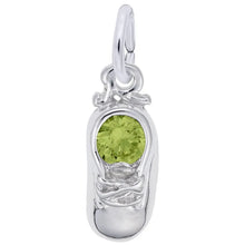 Load image into Gallery viewer, Baby Shoe Birthstone Charm