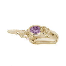 Load image into Gallery viewer, Baby Shoe Birthstone Charm
