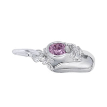 Load image into Gallery viewer, Baby Shoe Birthstone Charm