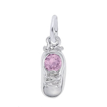 Load image into Gallery viewer, Baby Shoe Birthstone Charm