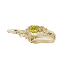 Load image into Gallery viewer, Baby Shoe Birthstone Charm
