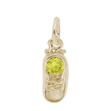 Load image into Gallery viewer, Baby Shoe Birthstone Charm
