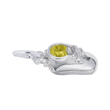 Load image into Gallery viewer, Baby Shoe Birthstone Charm