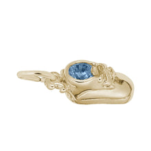 Load image into Gallery viewer, Baby Shoe Birthstone Charm