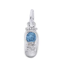 Load image into Gallery viewer, Baby Shoe Birthstone Charm
