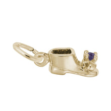 Load image into Gallery viewer, Baby Bootie Birthstone Charm
