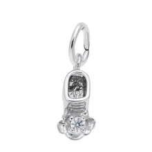 Load image into Gallery viewer, Baby Bootie Birthstone Charm
