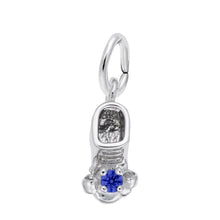 Load image into Gallery viewer, Baby Bootie Birthstone Charm
