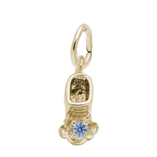 Load image into Gallery viewer, Baby Bootie Birthstone Charm
