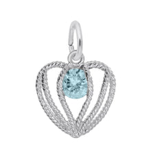 Load image into Gallery viewer, Held in Love Birthstone Charm
