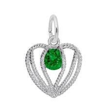 Load image into Gallery viewer, Held in Love Birthstone Charm
