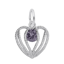 Load image into Gallery viewer, Held in Love Birthstone Charm
