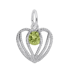 Load image into Gallery viewer, Held in Love Birthstone Charm
