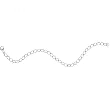 Load image into Gallery viewer, Classic Petite Elongated Oval Link Charm Bracelet
