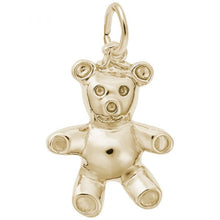 Load image into Gallery viewer, Stuffed Teddy Bear - 14.5mm x 16mm - Gold
