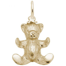 Load image into Gallery viewer, Teddy Bear Charm - 15mm x 17mm - Gold
